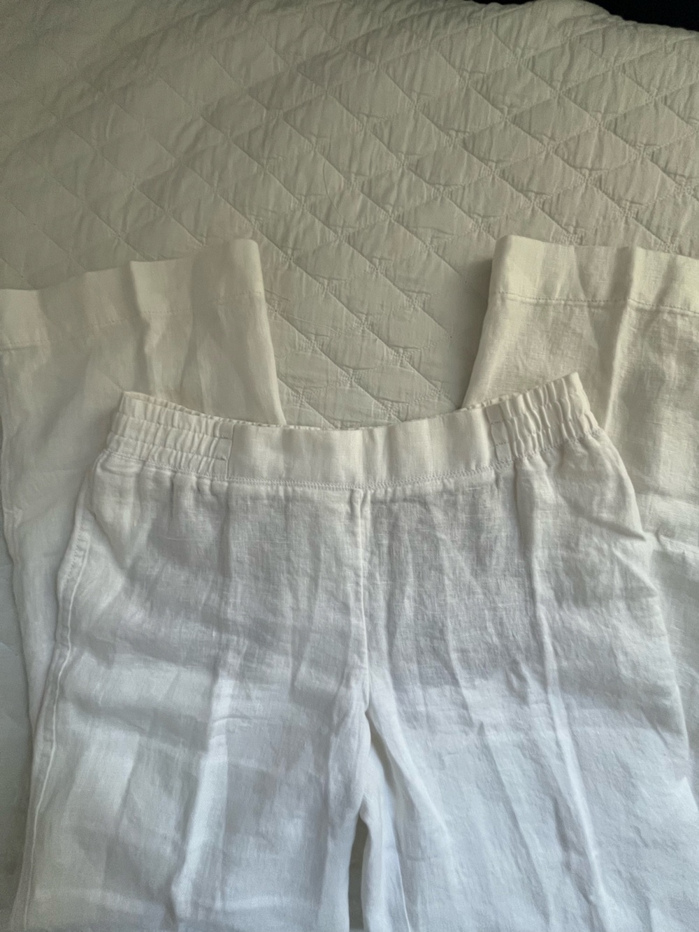Lilly Pulitzer DERI Linen Palazzo Pants in ‘Resort White’ - Picture 5 of 9